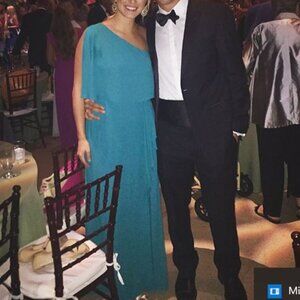 One Shoulder Formal Dress - Baby Blue - Size 4